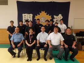 柔道大会出場者一同の画像