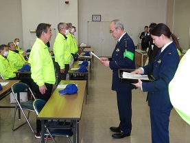 シルバーポリス委嘱状交付式の画像